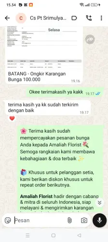 Testimonial Papan Bunga panyirapan