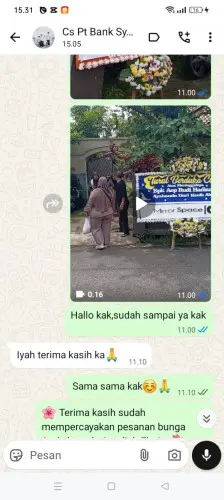 Testimonial Papan Bunga panyirapan